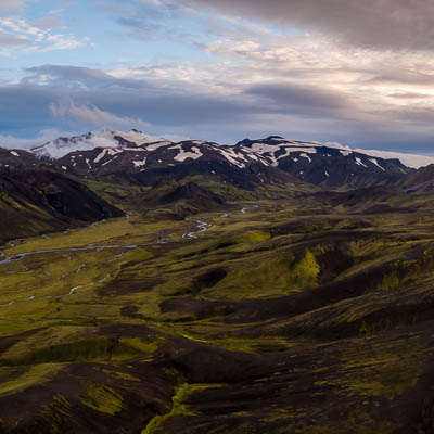Abendstimmung bei Suðurland
