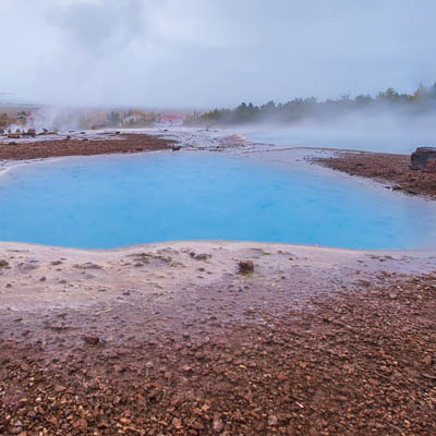 Blauer See beim Geysir