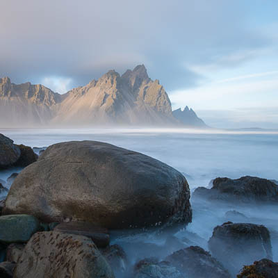 Küste in Stokksnes